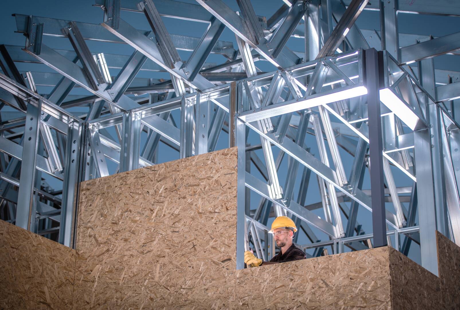 Metal and Wood Construction