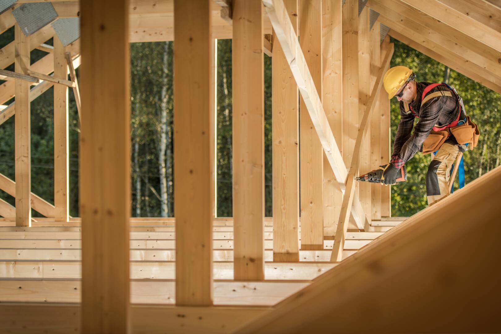 Wood Skeleton Frame Job
